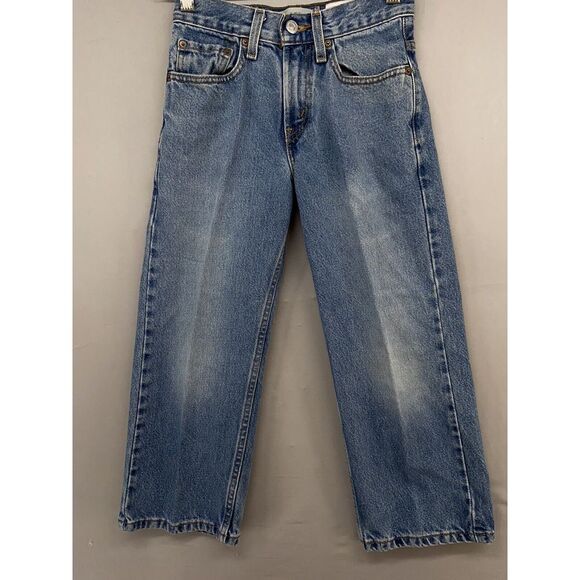 Levis 569‎ Jeans YOUTH BOYS 8 (24x22) Faded Blue Loose Fit Straight Leg Denim - Picture 1 of 16